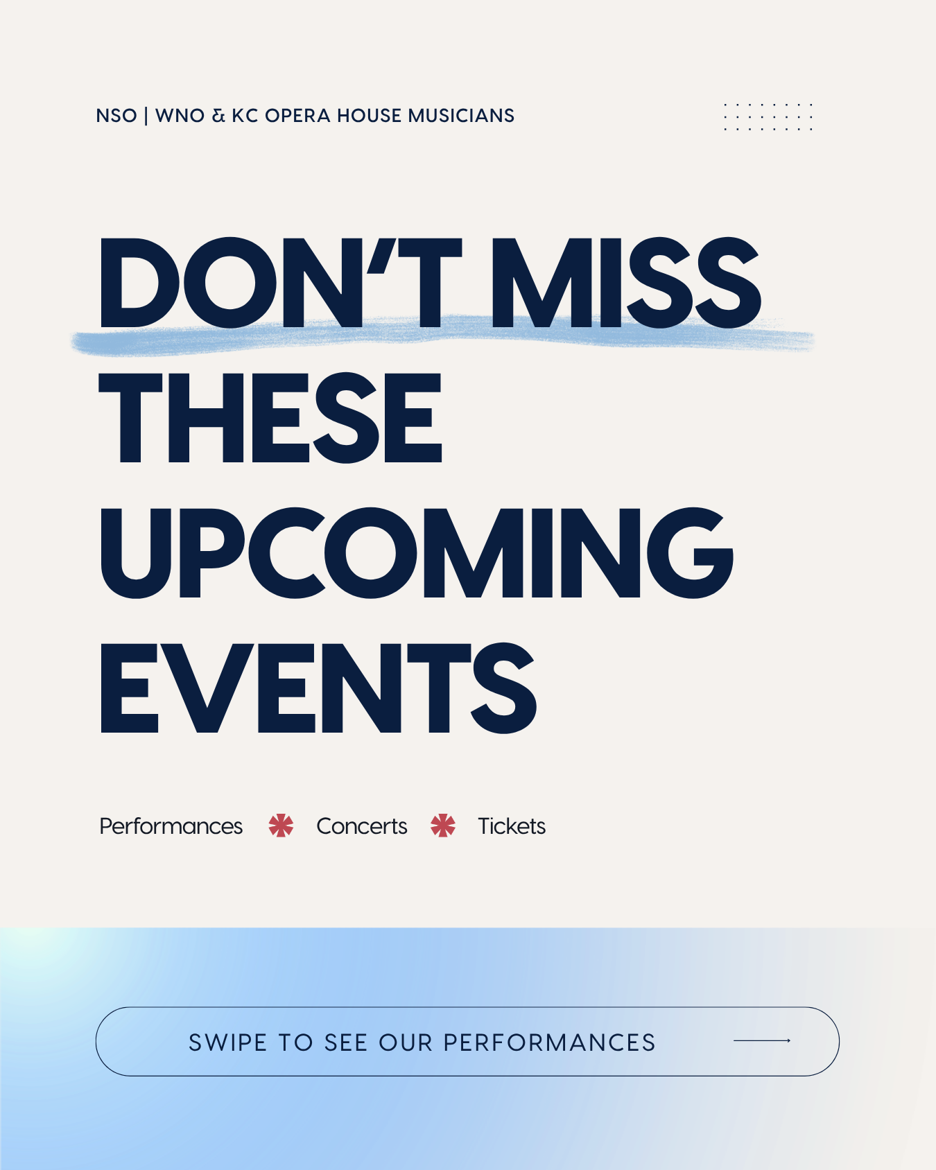 Don't Miss These Upcoming Events